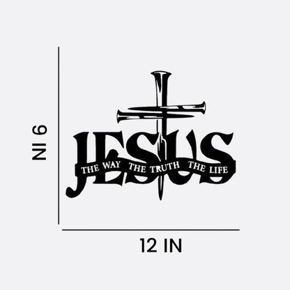 (🎁Viimeinen päivä -49% ALE)🔥 Jeesus & Risti -seinätaide - ⌛Rajoitetu Manuaalisesti Valmistettu Sarja