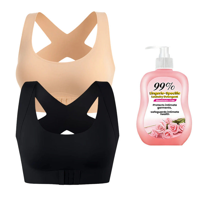 KØB 1, FÅ 1 GRATIS: Oplev ultimativ støtte og perfekt holdning med vores Frontluknings-BH! ✨