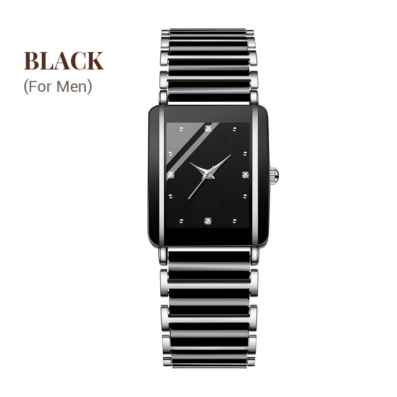 ⌚Fashion Keramisk Kvadratisk Quartz Ur