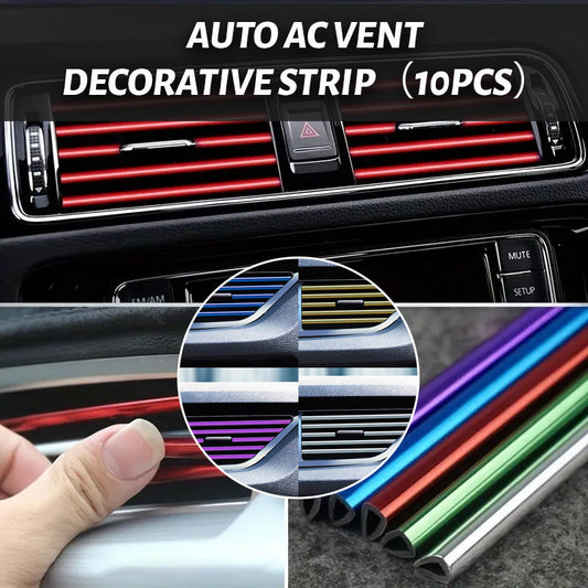 Auto AC tuuletusaukko koriste nauhat（10kpl）