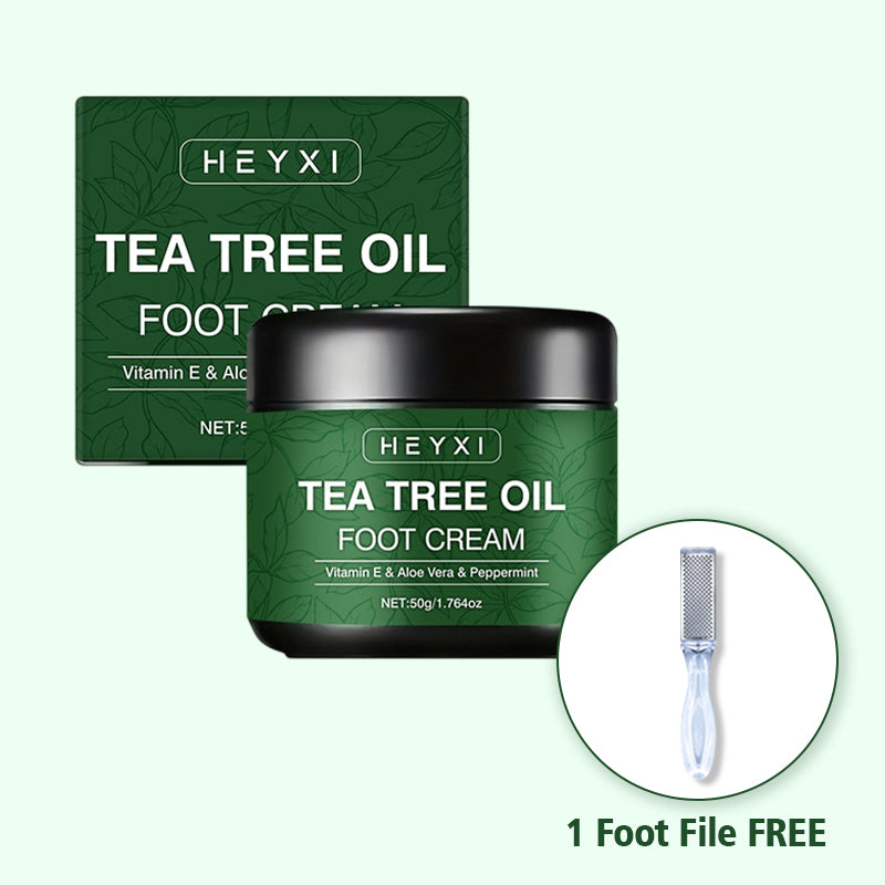 🎁 KUN I DAG: Få en GRATIS professionel fodfil med hver bestilling!✨ 💝Beroligende fodpleje med aloe vera og tea tree