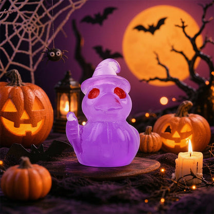 🎃🐤 Halloween Mini Harpiksænder — 12 Uhyggelige Design, 2,5 cm Små Figurer