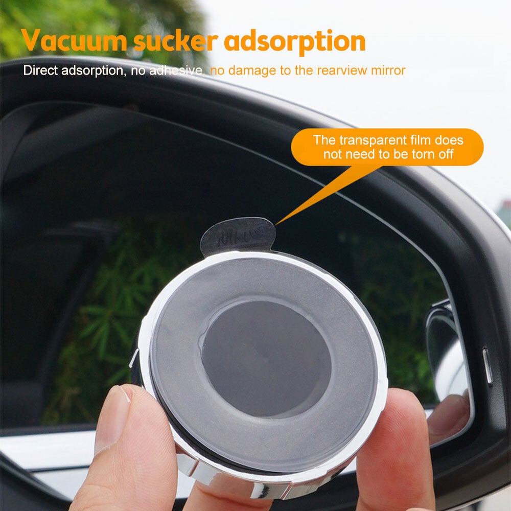 Sugkopp bil konvex dödvinkelspegel (1 set / 2 st)/Suction cup car convex wide-angle mirror (1 set / 2 pcs)Rearview mirror (taustapeili)