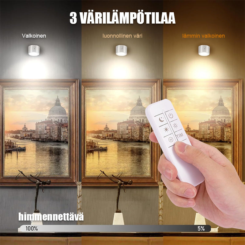 Langaton seinävalaisin