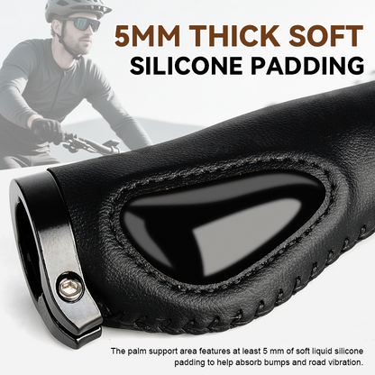 Slut med sovende hænder: Ergonomiske cykelgreb med 5mm silikone-støtte 🚴✨