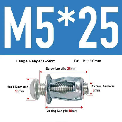 M4/M5/M6 Ontto Teräsmuovilaatta Aluminiumlaatta Laajakoukku