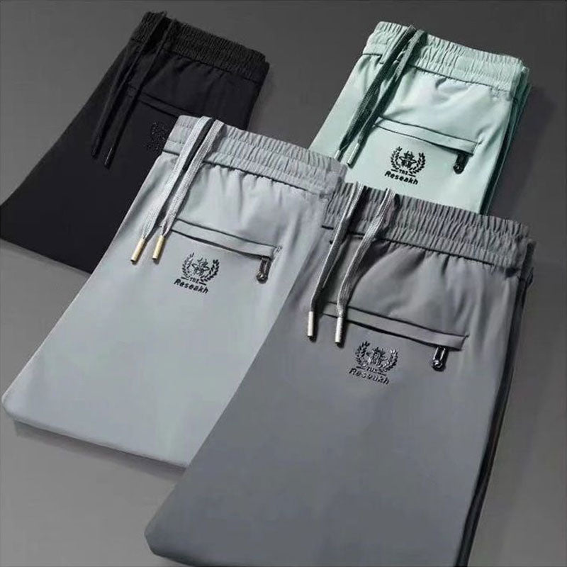 Ice Silk Stretch Miesten vapaa-ajan housut