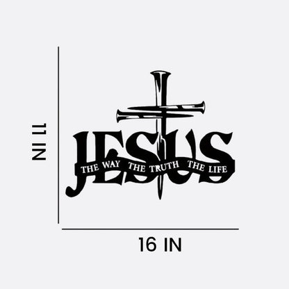 (🎁Viimeinen päivä -49% ALE)🔥 Jeesus & Risti -seinätaide - ⌛Rajoitetu Manuaalisesti Valmistettu Sarja