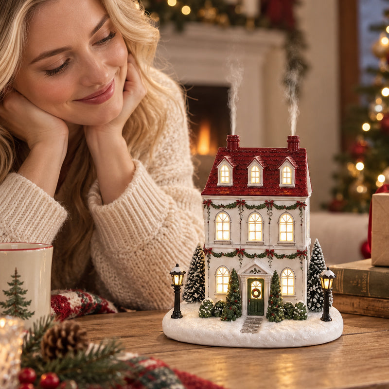 🎄 Mistletoe Lane – Julehus med Duftspreder