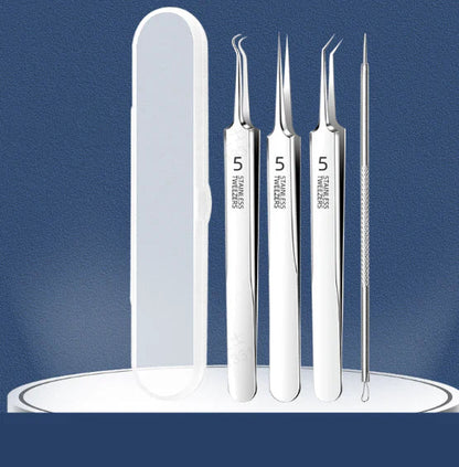 🔥VUODEN 2025 KOMEAT MYYNNTI🔥 Ruostumattomasta teräksestä valmistettu mustapääpoistotyökalujen sarja