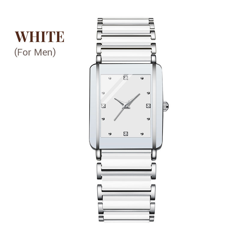 ⌚Fashion Keramisk Kvadratisk Quartz Ur