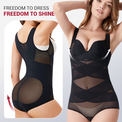 🎉Erikoismyynti - 49% OFF✨3-in-1 Naisten kevytrakenteinen verkkojooga Bodysuit Shaper