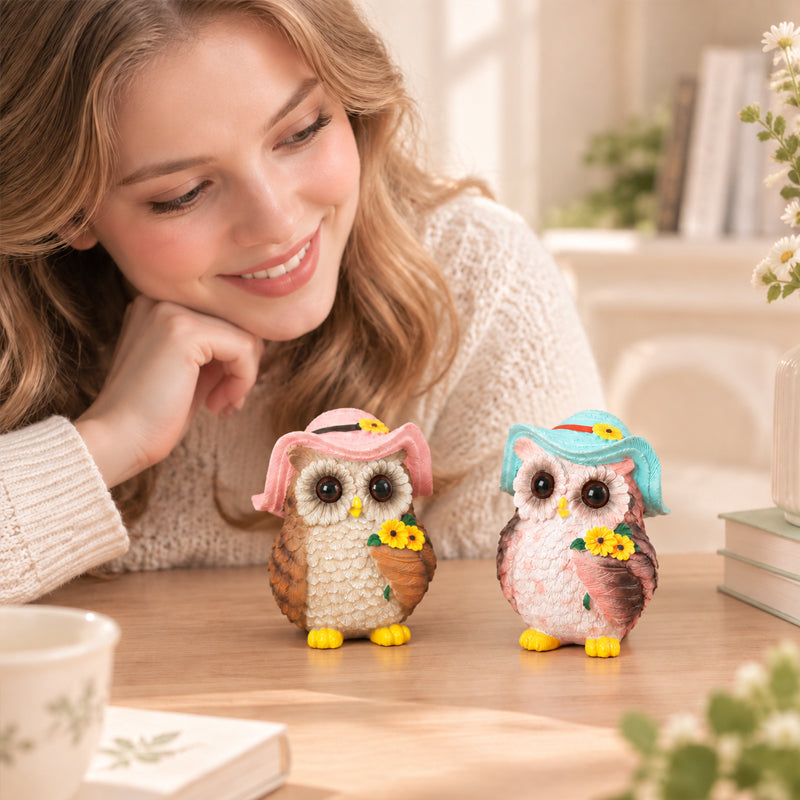 🦉 Kreativ uglefigur til hjem, have & borddekoration 🏡