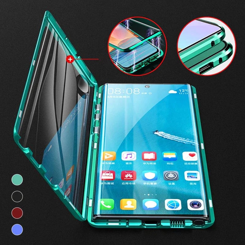 Kaksipuolinen magneettinen karkaistu lasi Phone Case