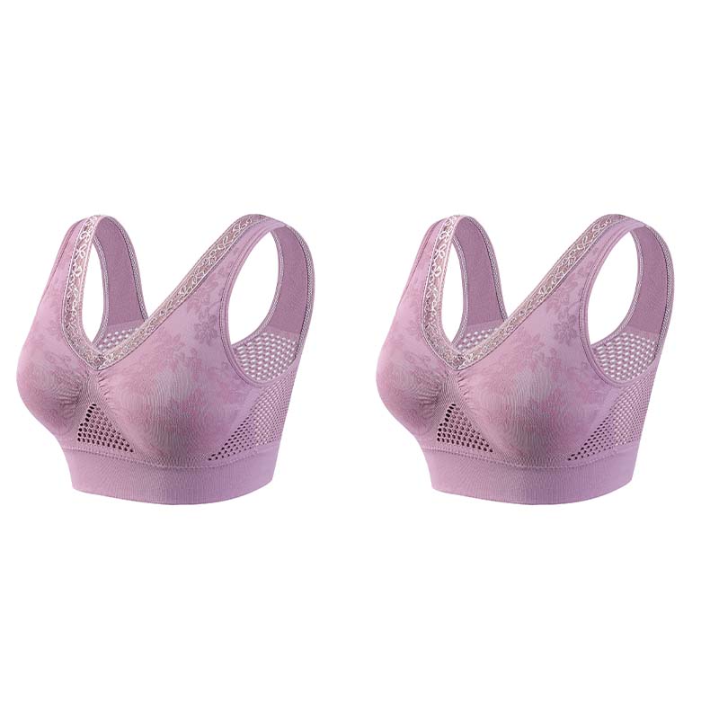 🏆 Sidste dag med specialpris 89 kr. ! 💐 Køb én, få én gratis 🎁 🌸 Komfortabel løfte-bh i ren bomuld uden lukning