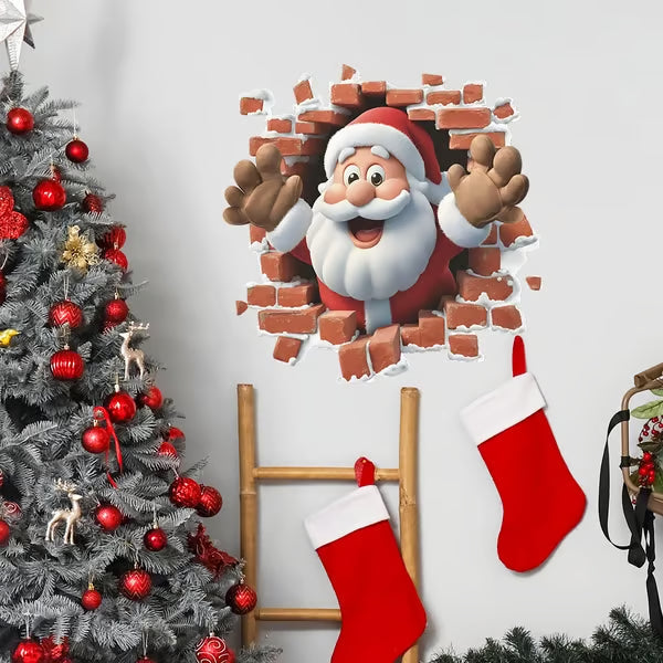 🎁Julesalg Kun 99 kr!!🔥🎅Kreativt Julevægklistermærke