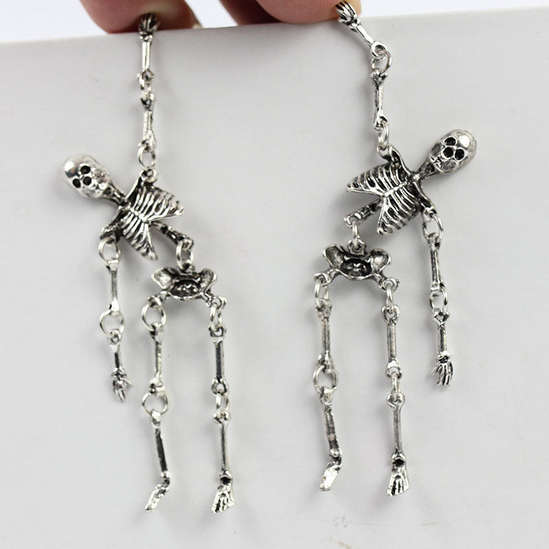 Guld Skelett Örhängen/Gold Skeleton Earrings