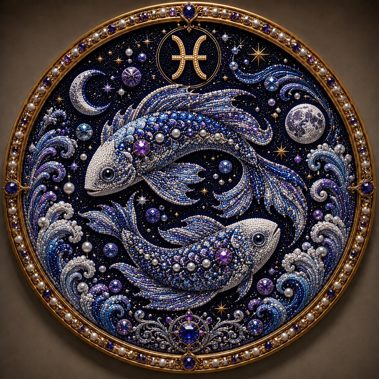 🔥 12 Stjernetegn Perlekunst-sæt ♈🌙