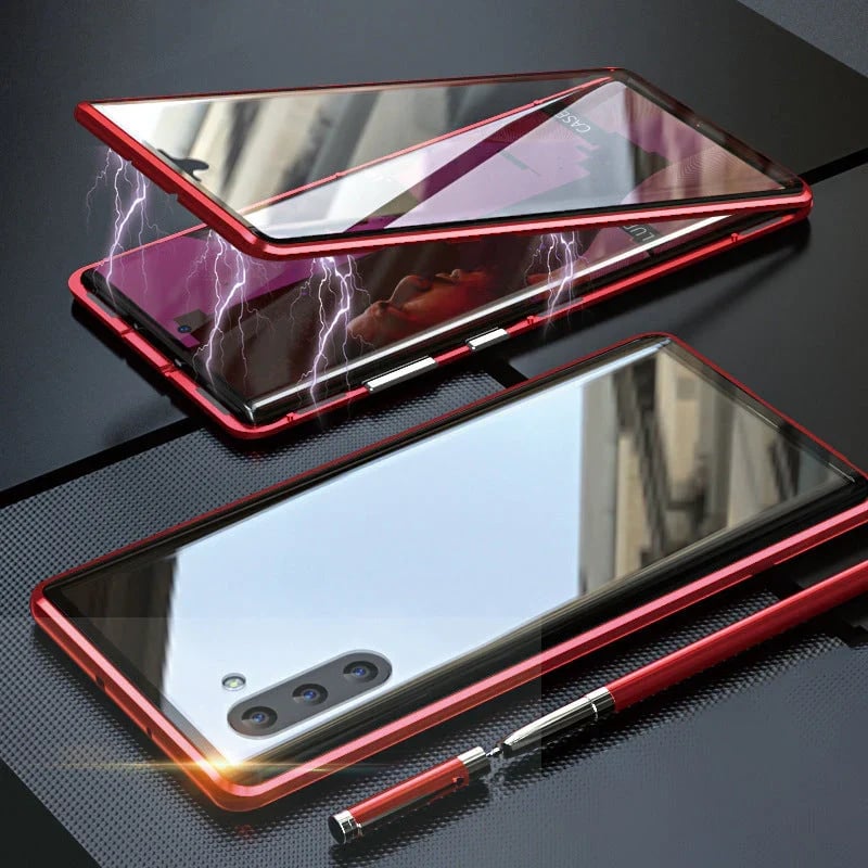 Kaksipuolinen magneettinen karkaistu lasi Phone Case