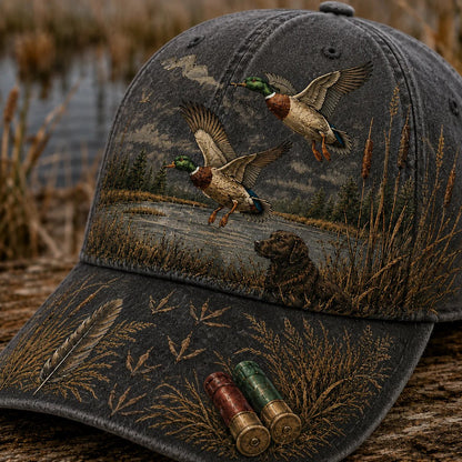 💥 SPECIELT TILBUD 50% RABAT -🦆 WILD & READY-HAT TIL ANDEJAGT - 100% BOMULD