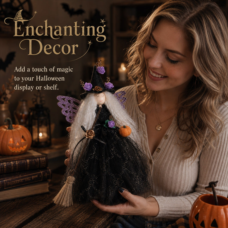 🧙‍♀️ Halloween heksedukke-dekorationer til hjem og fest 🎃