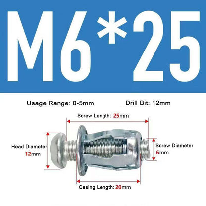 M4/M5/M6 Ontto Teräsmuovilaatta Aluminiumlaatta Laajakoukku