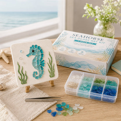 🌊✨ Kunst-DIY-sæt med havtema – Skab et fantastisk mosaik-mesterværk