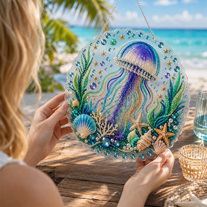 🌊✨ Mosaikkunstsæt med havtema – Afslappende krea-projekt til smukke kystinspirerede kunstværker