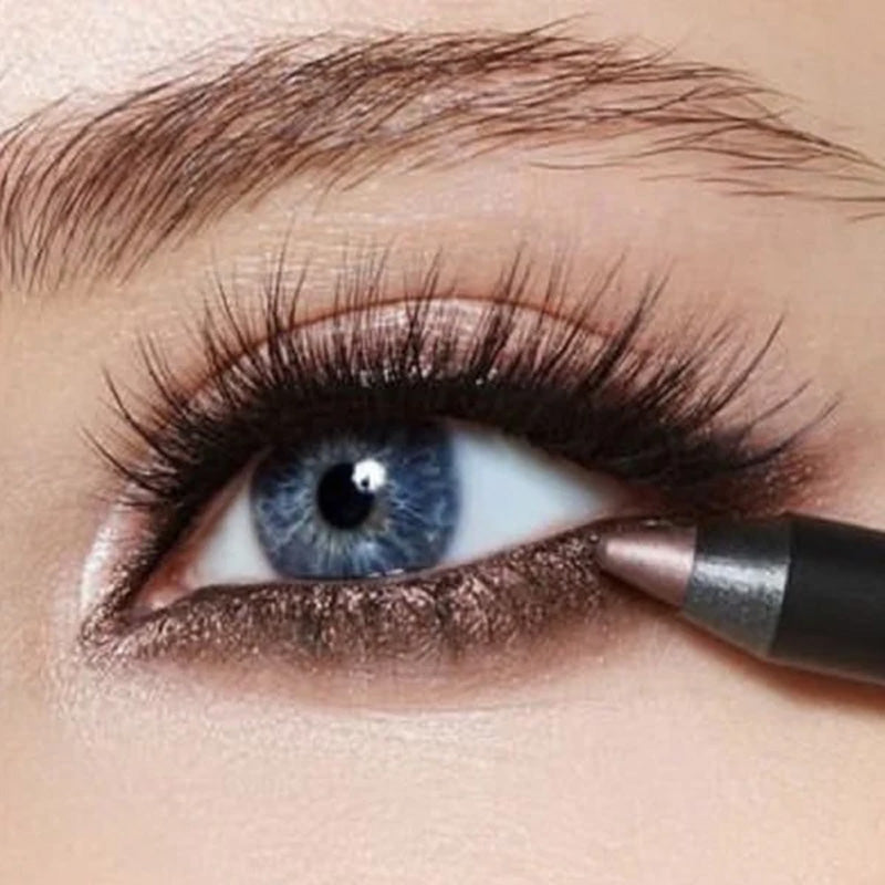 15 Värit Fluoresoiva luomiväri lyijykynä Vedenpitävä Glitter Eyeshadow Eyeliner