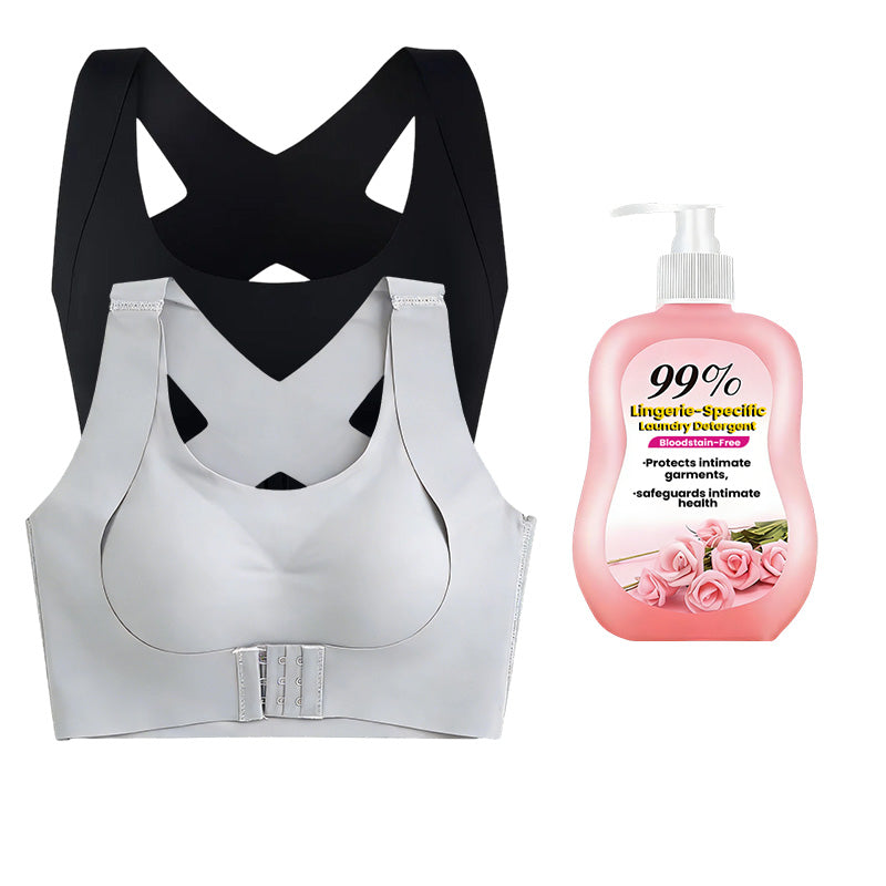 KØB 1, FÅ 1 GRATIS: Oplev ultimativ støtte og perfekt holdning med vores Frontluknings-BH! ✨
