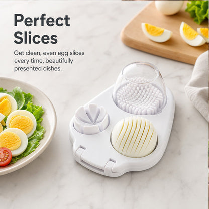 3-in-1 Multifunctional Egg Slicer & Dicer - Perfect for Salads & Garnishes 🥚🔪