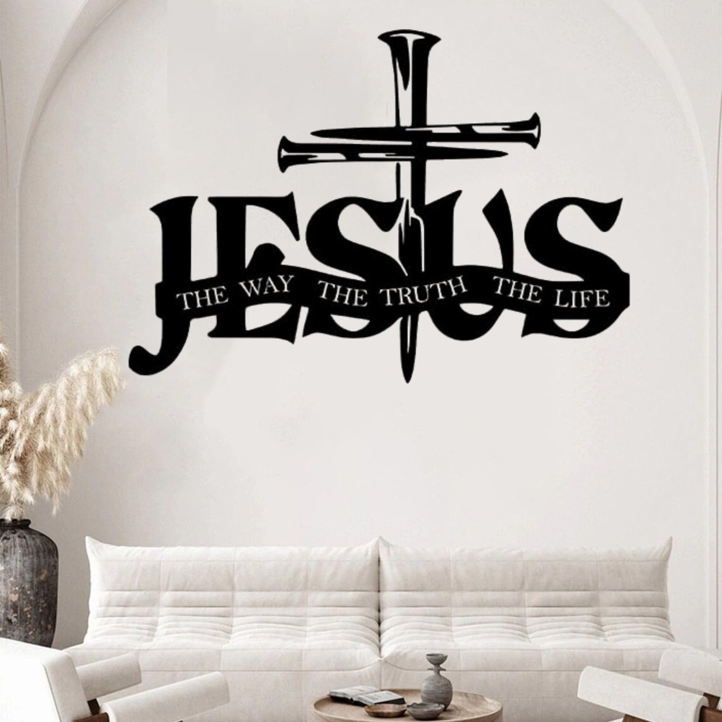 (🎁Viimeinen päivä -49% ALE)🔥 Jeesus & Risti -seinätaide - ⌛Rajoitetu Manuaalisesti Valmistettu Sarja