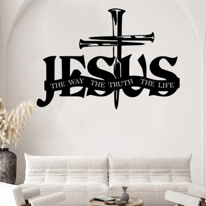 (🎁Viimeinen päivä -49% ALE)🔥 Jeesus & Risti -seinätaide - ⌛Rajoitetu Manuaalisesti Valmistettu Sarja