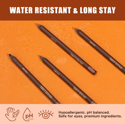 24HR Waterproof Eyeliner Pencil with Built-in Sharpener