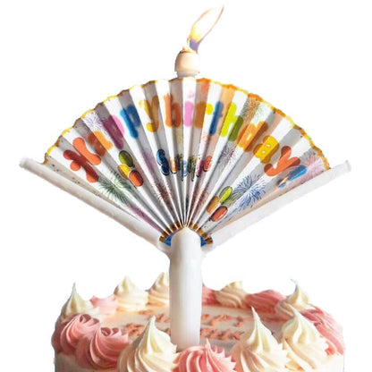 🎂🎂 Uudelleenkäytettävä tuuletin-syntymäpäiväkynttilä🎁PARAS LAHJA PERHEELLE🎂🎁
