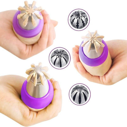 Työkalusarja kakun koristeluun (22 kpl/9 kpl)/Tool set for cake decorating (22 pcs/9 pcs)