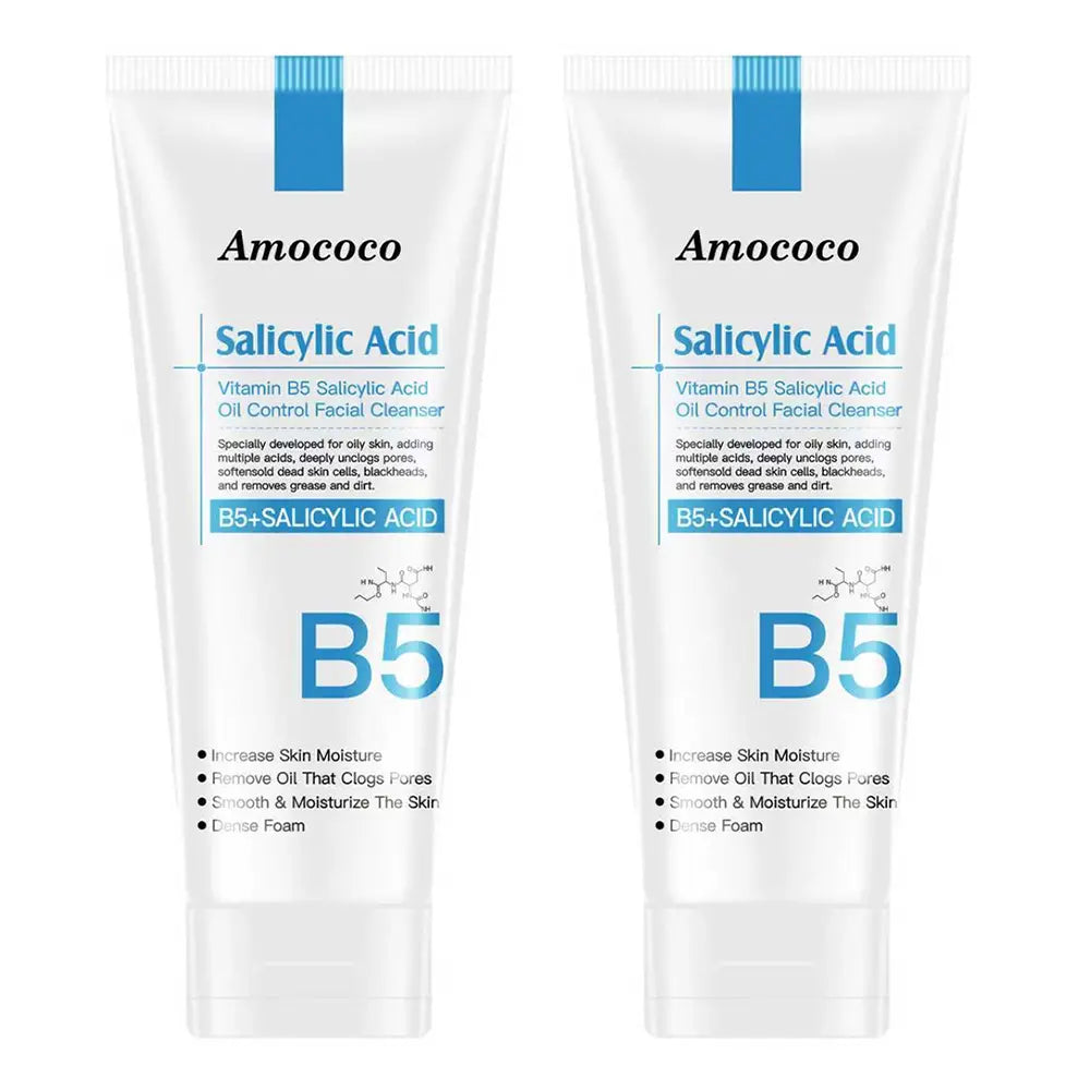 B5 Facial Cleanser with B5 Face Cream: gentle cleansing without tightness, deep hydration and soothing, long-lasting moisturization for soft, smooth and healthy skin.