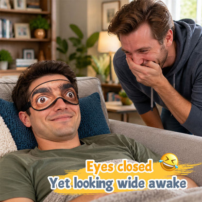 😴 Sjov sovemaske med åbne øjne