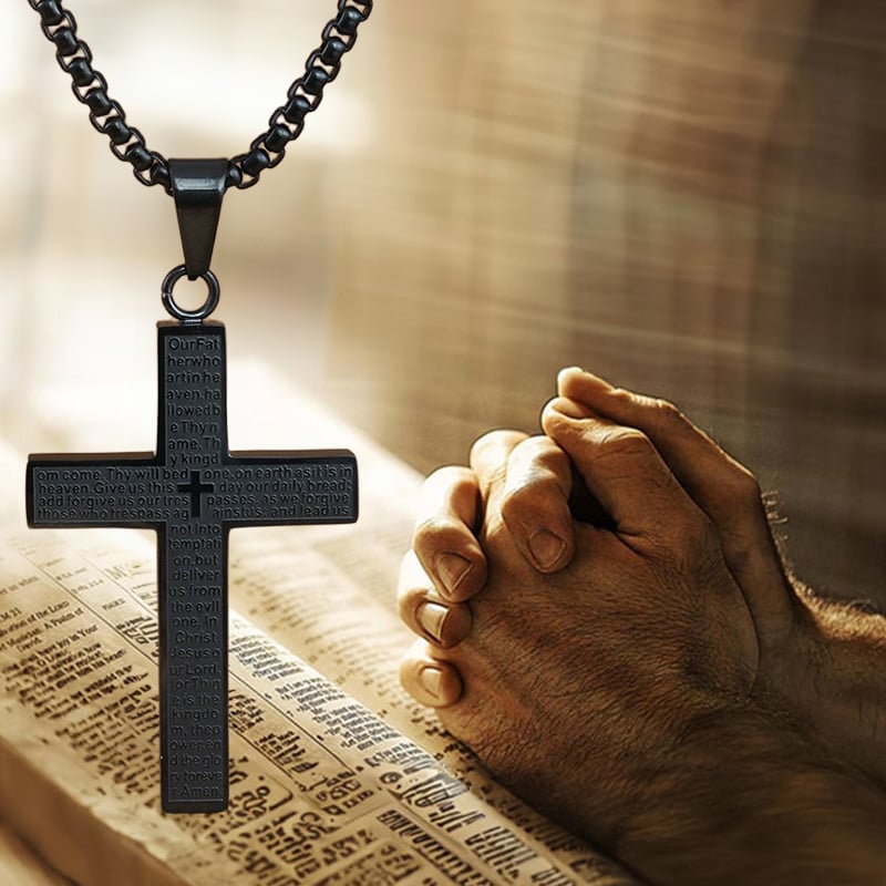 【🔥Osta 1, saat 1 ilmaiseksi】🙏Rukousnauha ristillä Isä meidän -rukouksella