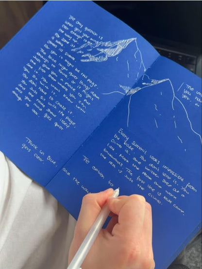 📘 Notedfy Think Blue Notebook – En Anden Slags Side til Bedre Idéer 💙