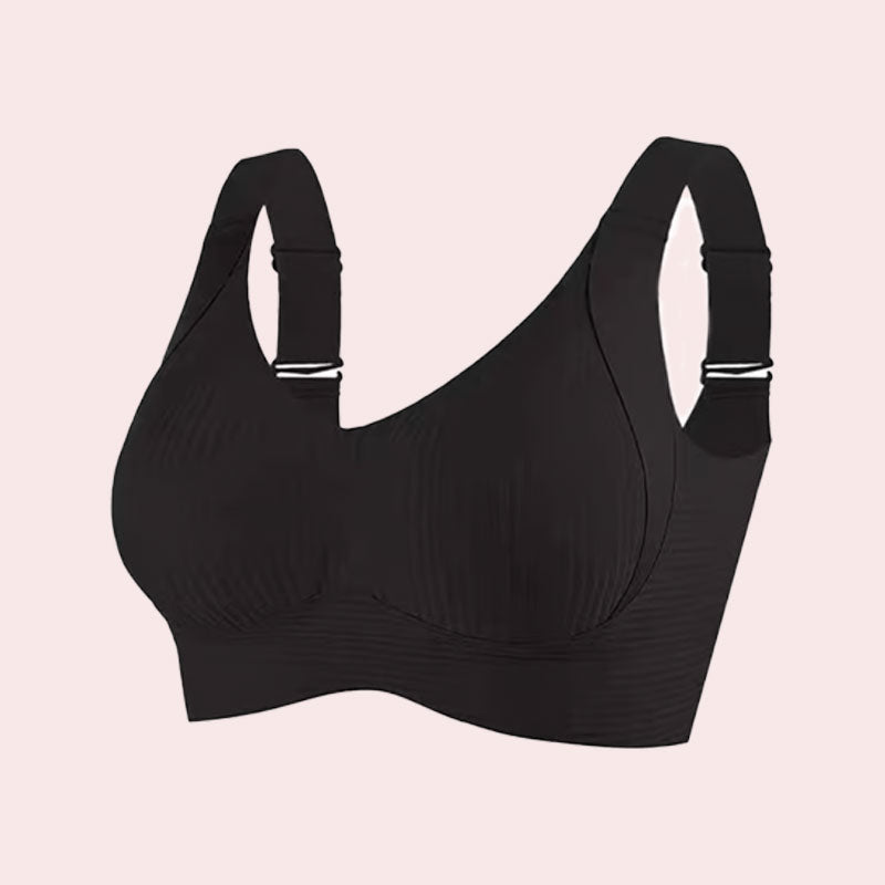 Osta 1 saat 2 ilmaiseksi🎁Naisten ribbed push-up rintaliivit, joissa on säädettävät kaitaliinat