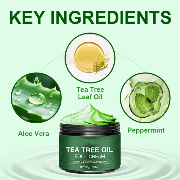 🎁 KUN I DAG: Få en GRATIS professionel fodfil med hver bestilling!✨ 💝Beroligende fodpleje med aloe vera og tea tree