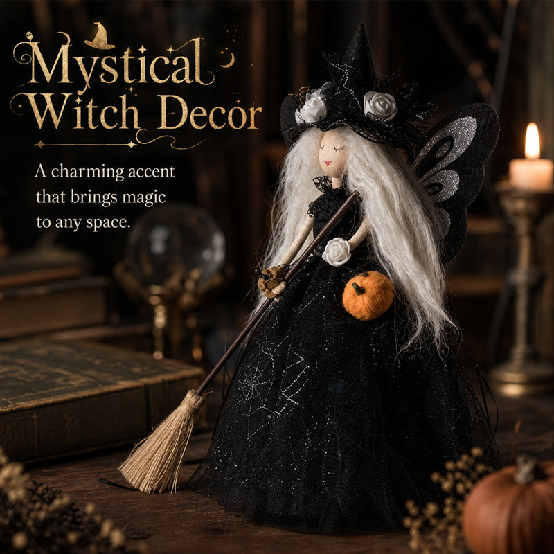 🧙‍♀️ Halloween heksedukke-dekorationer til hjem og fest 🎃