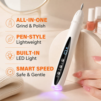 💅 Bærbar 2-i-1 Neglebor & UV Gel Neglelampe