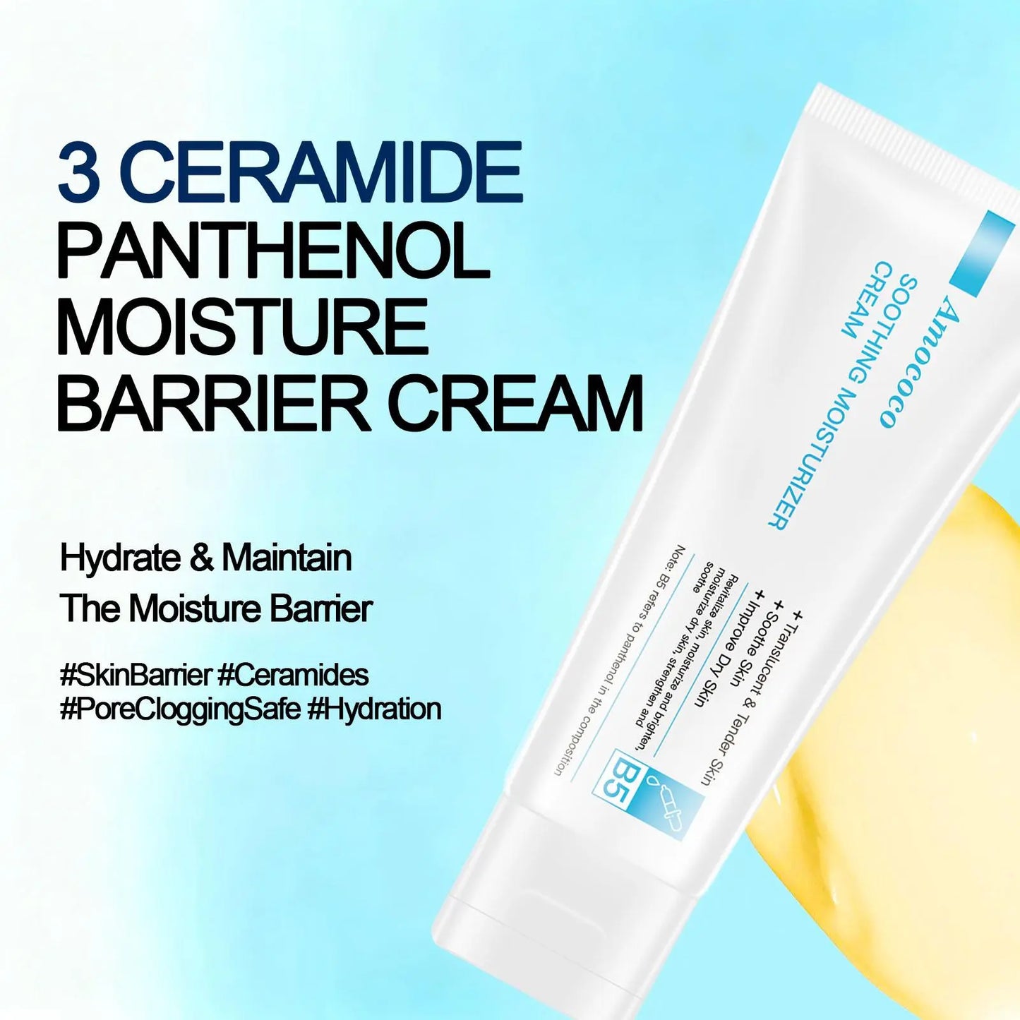 B5 Facial Cleanser with B5 Face Cream: gentle cleansing without tightness, deep hydration and soothing, long-lasting moisturization for soft, smooth and healthy skin.