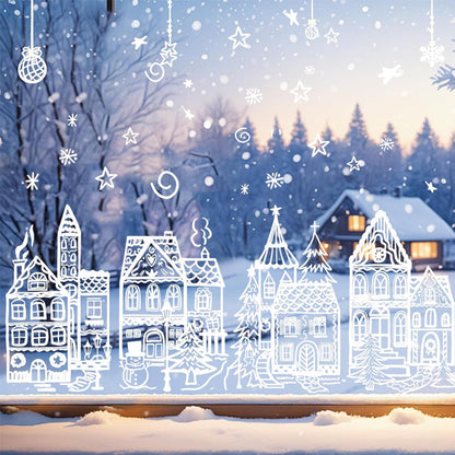 🏘️ Julelandsby vinduesklistermærker