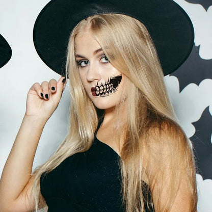 Halloween Prank Makeup Temporary Tattoo😈Realistinen ja helppo poistaa