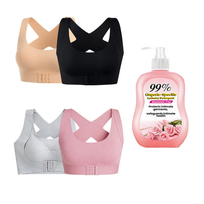 KØB 1, FÅ 1 GRATIS: Oplev ultimativ støtte og perfekt holdning med vores Frontluknings-BH! ✨