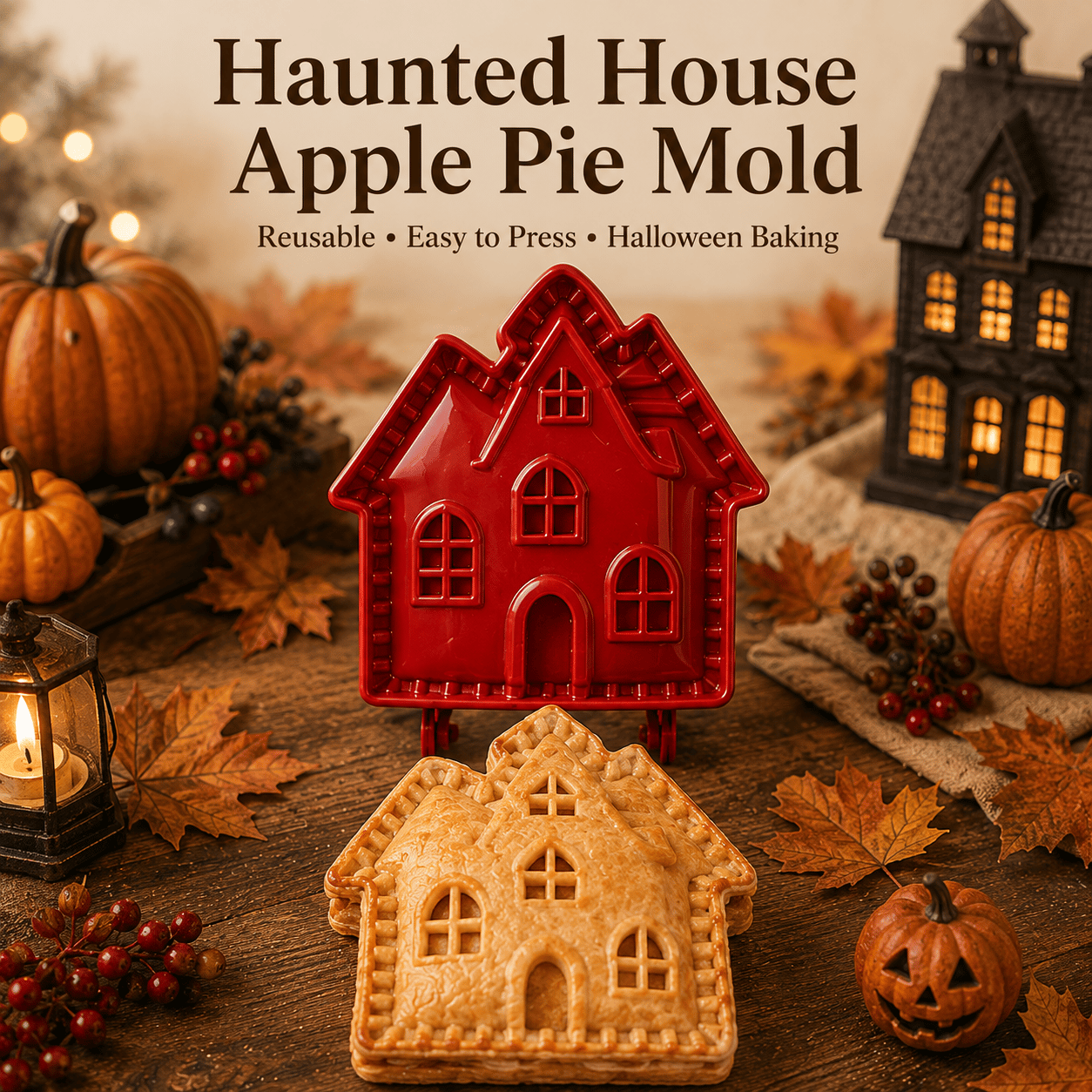 🎃 8-Delers Halloween Mini Håndtærte Formsæt