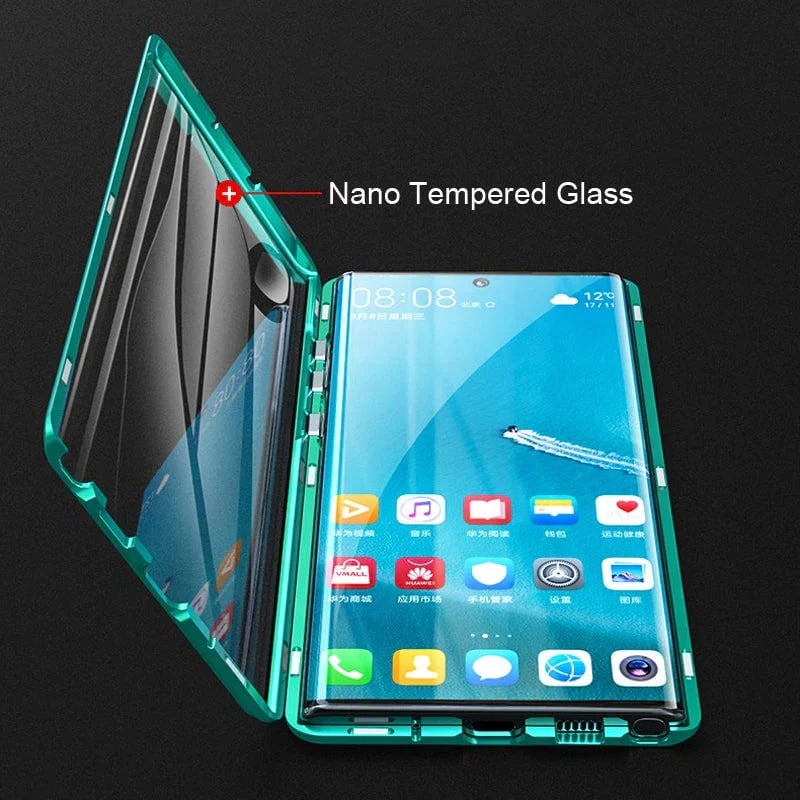 Kaksipuolinen magneettinen karkaistu lasi Phone Case